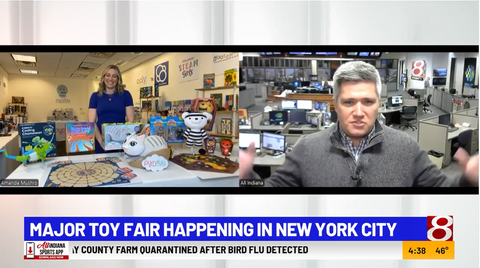 WishTV Indianapolis: Amanda Mushro Showcases Must Have Toys at the Toy Fair in New York City