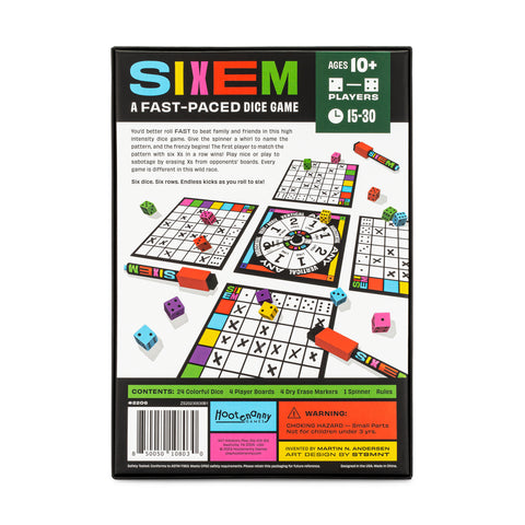 SIXEM game box